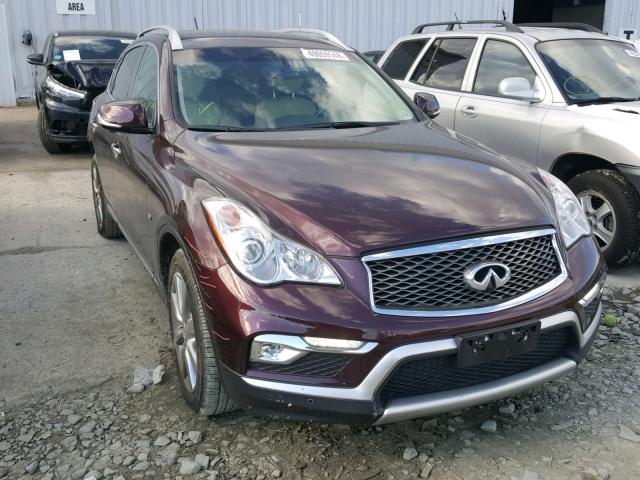 JN1BJ0RR3GM271762 - 2016 INFINITI QX50 MAROON photo 1