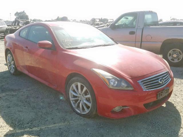 JN1CV6EL0BM260076 - 2011 INFINITI G37 RED photo 1