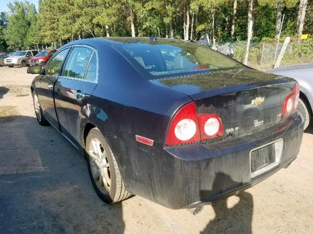 1G1ZK57719F190489 - 2009 CHEVROLET MALIBU LTZ შავი ფოტო 3