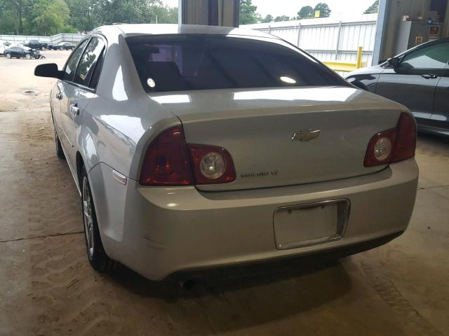 1G1ZC5EB2AF285880 - 2010 CHEVROLET MALIBU 1LT SILVER photo 3