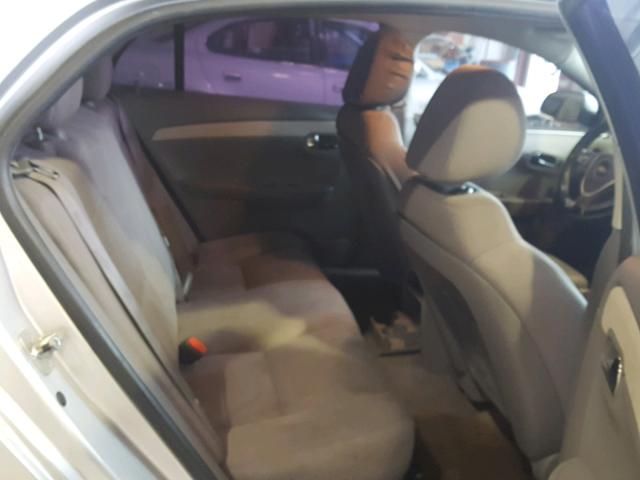 1G1ZC5EB2AF285880 - 2010 CHEVROLET MALIBU 1LT SILVER photo 6