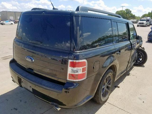 2FMGK5B82EBD06045 - 2014 FORD FLEX SE BLACK photo 4