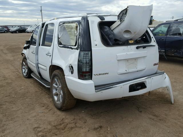 1GKFK63827J207443 - 2007 GMC YUKON DENA WHITE photo 3