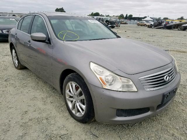 JNKCV61F89M364949 - 2009 INFINITI G37 GRAY photo 1