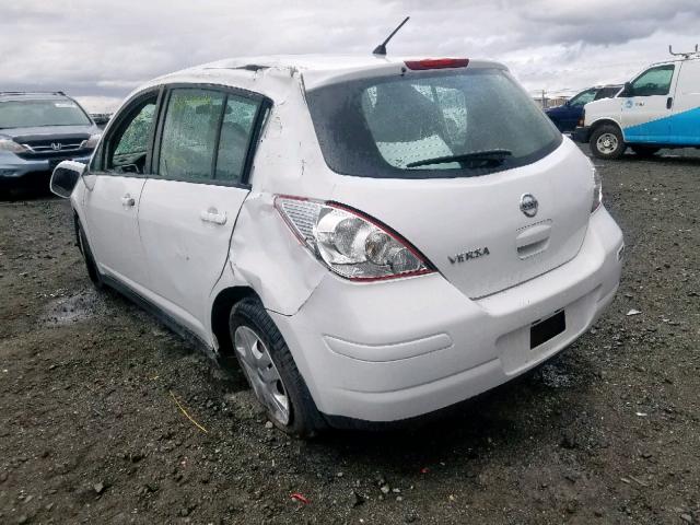 3N1BC1CP3BL442990 - 2011 NISSAN VERSA S WHITE photo 3