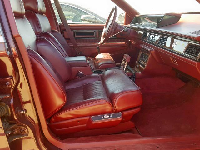 1G3CV54C0L4328001 - 1990 OLDSMOBILE 98 REGENCY MAROON photo 5