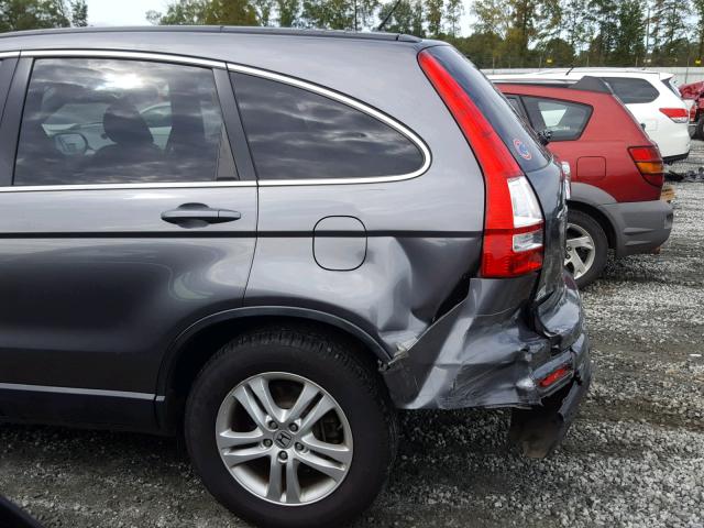 JHLRE3H7XBC005495 - 2011 HONDA CR-V EXL GRAY photo 9