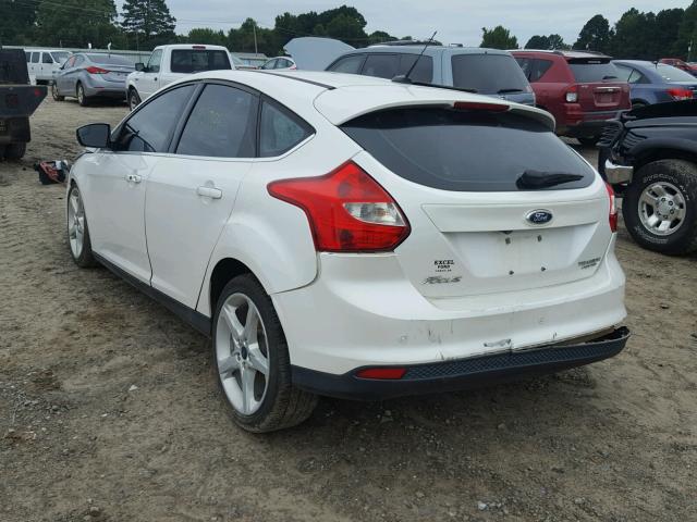 1FADP3N21EL126940 - 2014 FORD FOCUS TITA WHITE photo 3