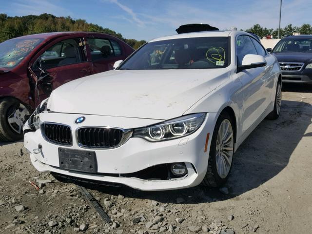 WBA3N9C57GK249627 - 2016 BMW 428 XI WHITE photo 2