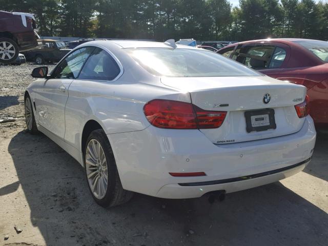 WBA3N9C57GK249627 - 2016 BMW 428 XI WHITE photo 3