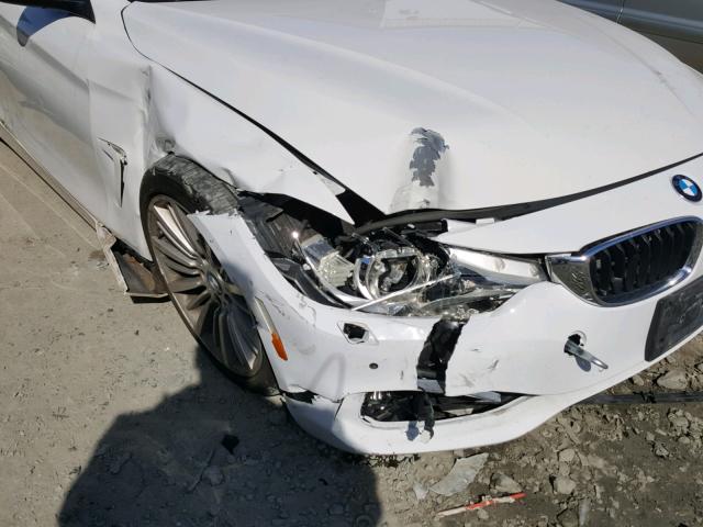 WBA3N9C57GK249627 - 2016 BMW 428 XI WHITE photo 9