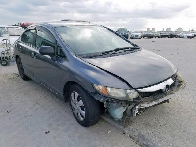 19XFA1F38BE046989 - 2011 HONDA CIVIC VP GRAY photo 1