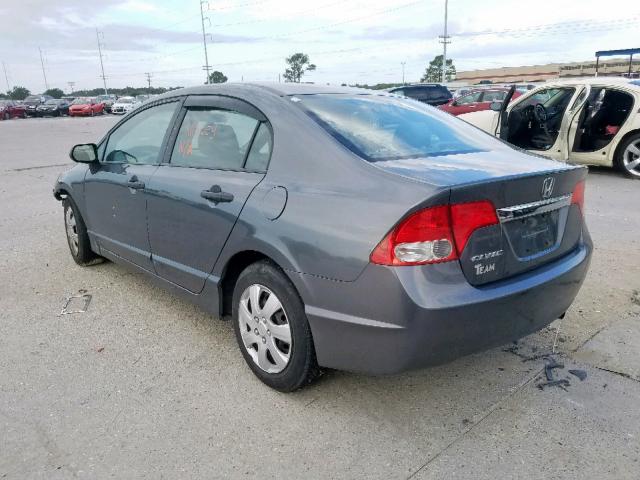 19XFA1F38BE046989 - 2011 HONDA CIVIC VP GRAY photo 3