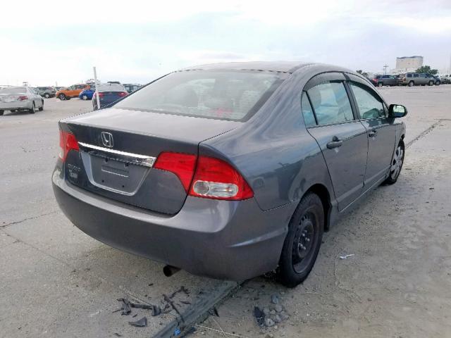 19XFA1F38BE046989 - 2011 HONDA CIVIC VP GRAY photo 4