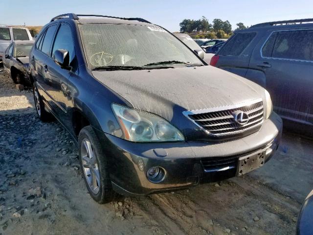 JTJHW31U372035390 - 2007 LEXUS RX 400H GRAY photo 1