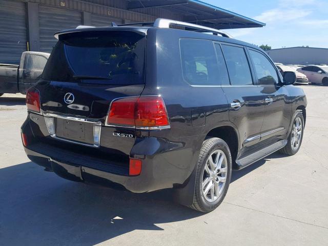 JTJHY00WX84008723 - 2008 LEXUS LX 570 BLACK photo 4