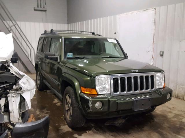 1J8HG48P37C621757 - 2007 JEEP COMMANDER GREEN photo 1