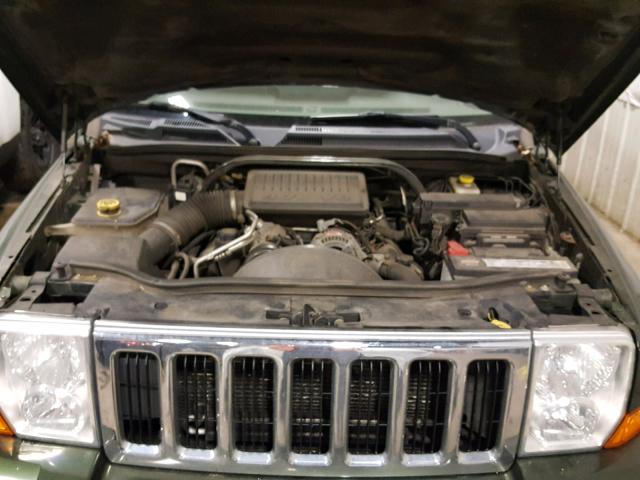 1J8HG48P37C621757 - 2007 JEEP COMMANDER GREEN photo 7