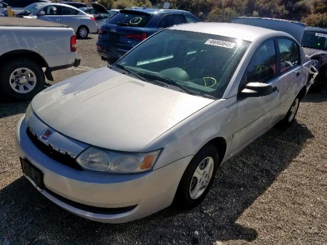 1G8AG52F34Z114407 - 2004 SATURN ION LEVEL SILVER photo 2