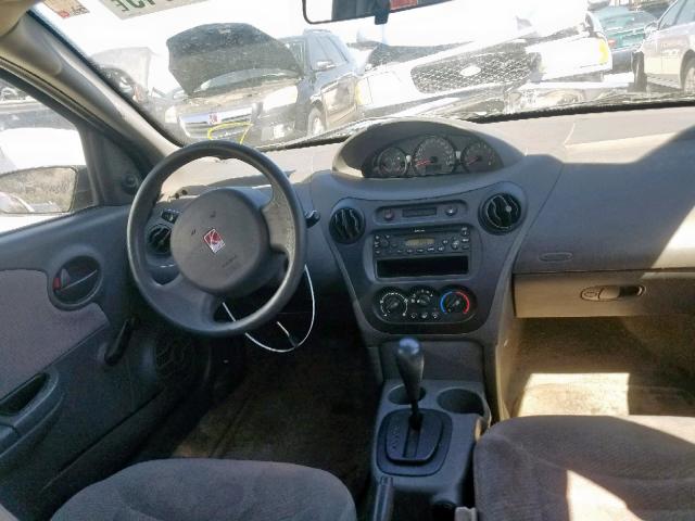 1G8AG52F34Z114407 - 2004 SATURN ION LEVEL SILVER photo 9