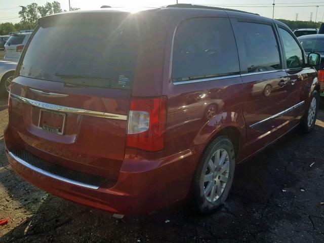 2A4RR8DGXBR704115 - 2011 CHRYSLER TOWN & COU RED photo 4