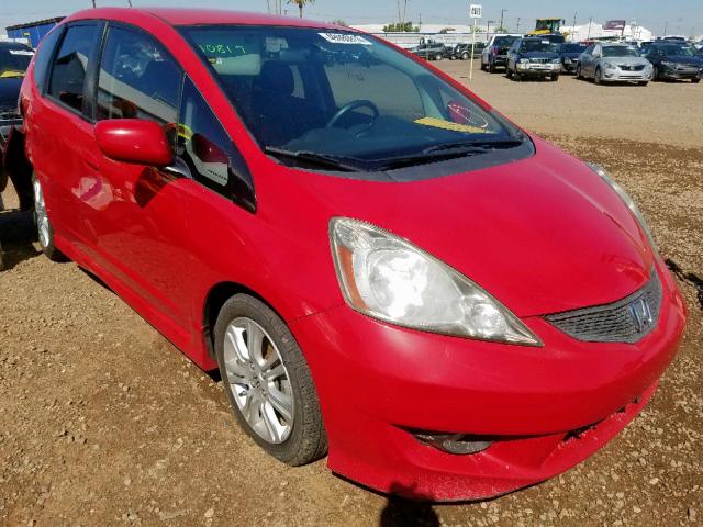 JHMGE8H64BC014524 - 2011 HONDA FIT SPORT RED photo 1