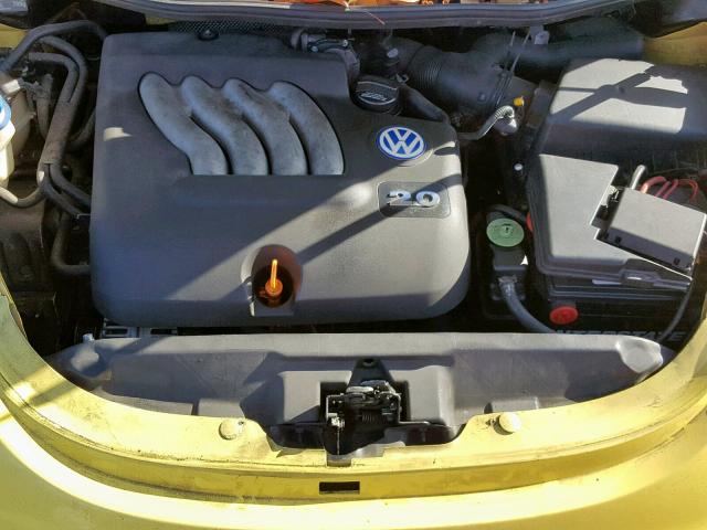 3VWCA21C7YM475150 - 2000 VOLKSWAGEN NEW BEETLE 黄色 照片 7