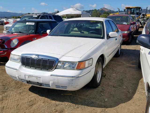 2MEFM75W9YX673434 - 2000 MERCURY GRAND MARQ WHITE photo 2