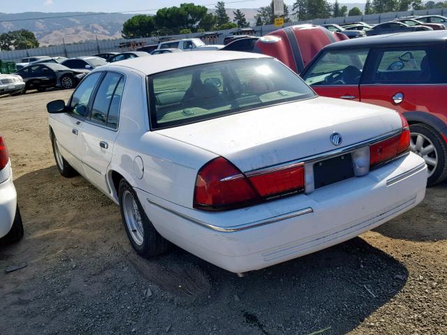 2MEFM75W9YX673434 - 2000 MERCURY GRAND MARQ WHITE photo 3