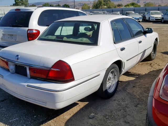 2MEFM75W9YX673434 - 2000 MERCURY GRAND MARQ WHITE photo 4