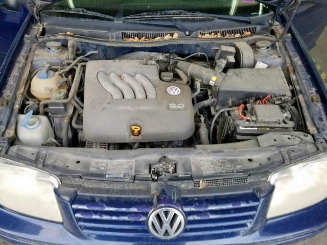 3VWRB69M11M132934 - 2001 VOLKSWAGEN JETTA GL BLUE photo 7