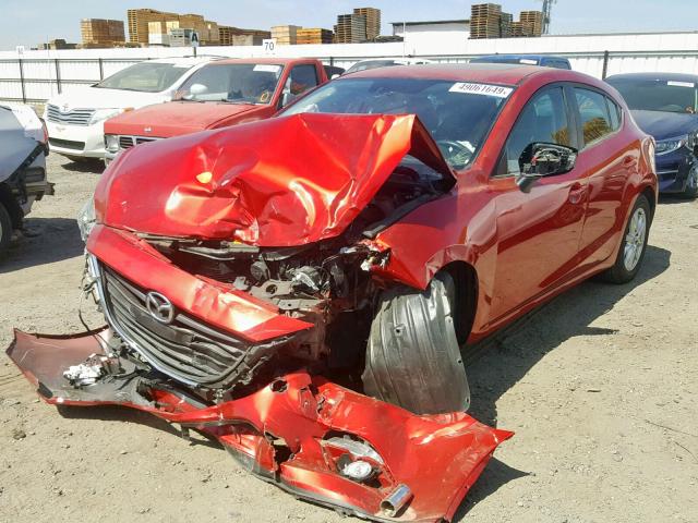 3MZBM1N78GM255766 - 2016 MAZDA 3 GRAND TO RED photo 2