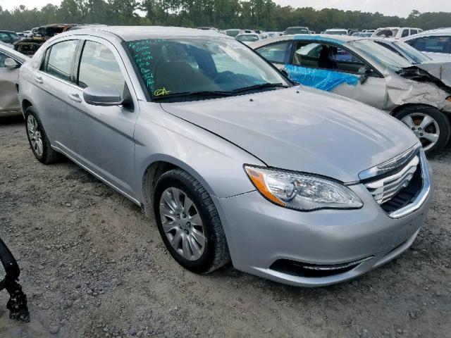 1C3CCBAB8CN195938 - 2012 CHRYSLER 200 LX SILVER photo 1