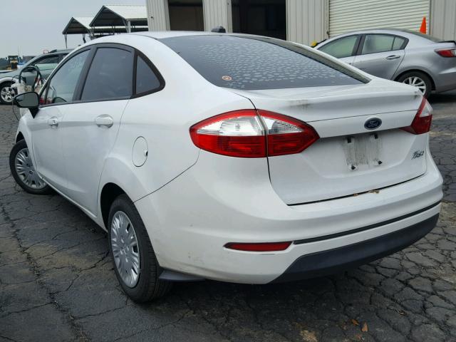 3FADP4AJ3FM115070 - 2015 FORD FIESTA S WHITE photo 3