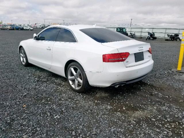 WAULFAFR1AA077296 - 2010 AUDI A5 PREMIUM WHITE photo 3