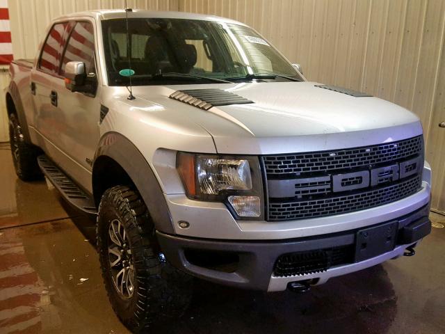 1FTFW1R61CFB55034 - 2012 FORD F150 SVT R SILVER photo 1