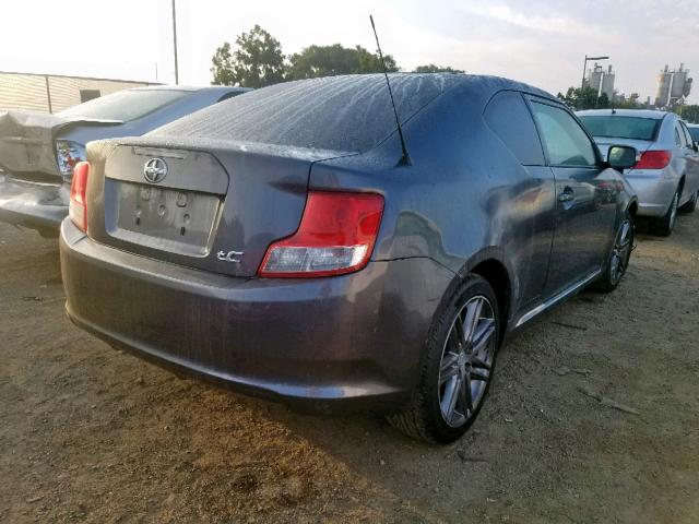 JTKJF5C73C3028217 - 2012 TOYOTA SCION TC ნაცრისფერი ფოტო 4