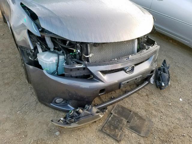 JTKJF5C73C3028217 - 2012 TOYOTA SCION TC ნაცრისფერი ფოტო 9