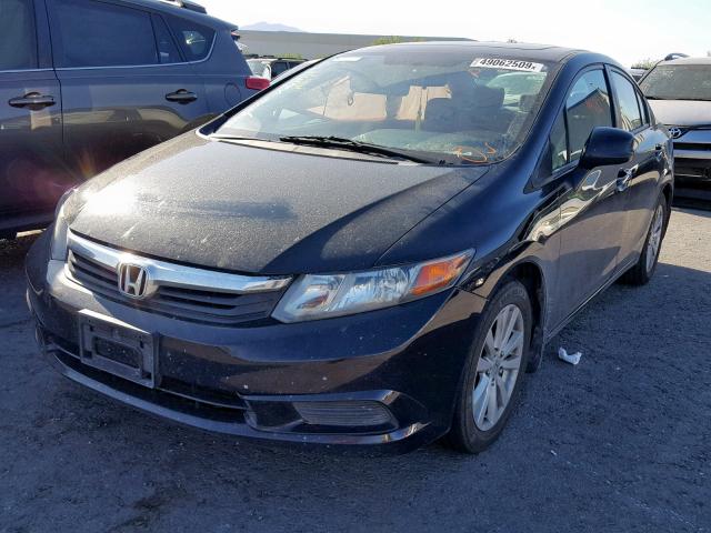 2HGFB2F94CH308019 - 2012 HONDA CIVIC EXL 黑色 照片 2