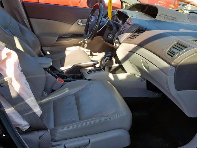 2HGFB2F94CH308019 - 2012 HONDA CIVIC EXL 黑色 照片 5