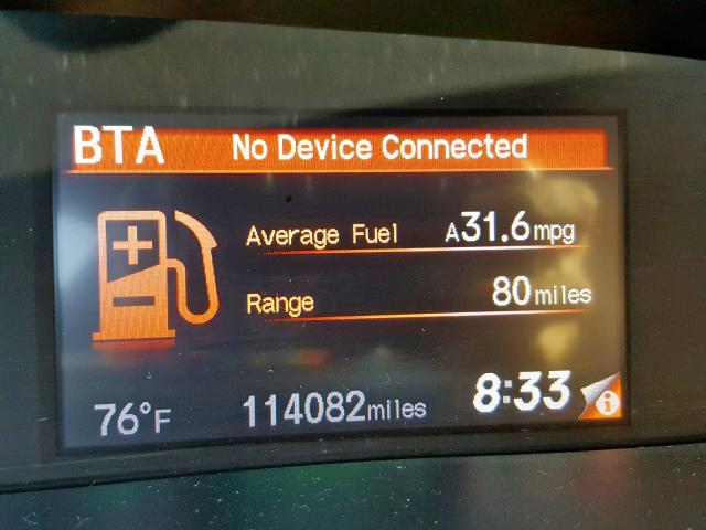 2HGFB2F94CH308019 - 2012 HONDA CIVIC EXL 黑色 照片 8