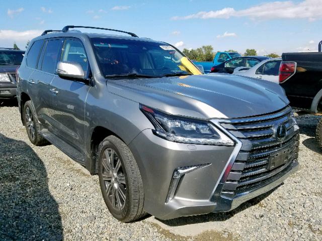 JTJHY7AX2J4258043 - 2018 LEXUS LX 570 SILVER photo 1