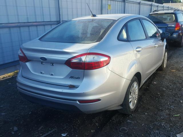 3FADP4AJ3EM123040 - 2014 FORD FIESTA S SILVER photo 4