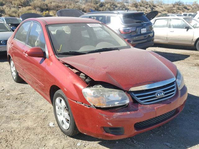 KNAFE222295668546 - 2009 KIA SPECTRA EX RED photo 1