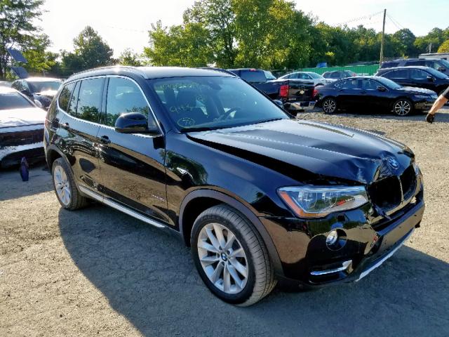 5UXWX7C53H0S19129 - 2017 BMW X3 XDRIVE3 BLACK photo 1