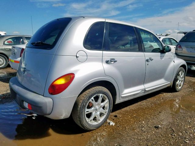 3C8FY4BB21T500866 - 2001 CHRYSLER PT CRUISER GRAY photo 4