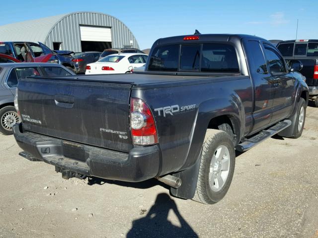 5TFTU4GN3FX089265 - 2015 TOYOTA TACOMA PRE SILVER photo 4