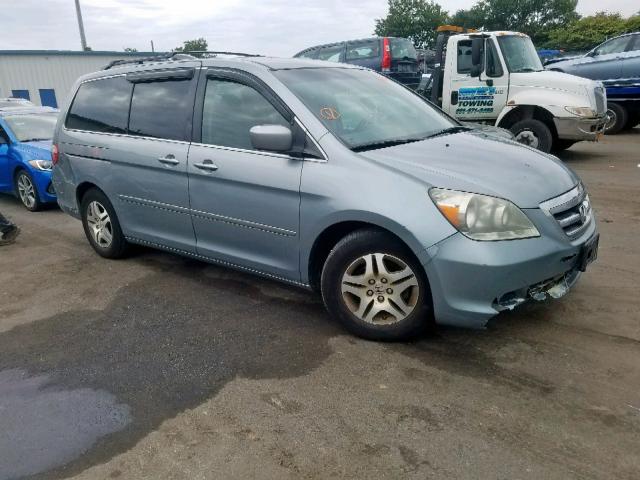 5FNRL38417B024181 - 2007 HONDA ODYSSEY EX GREEN photo 1