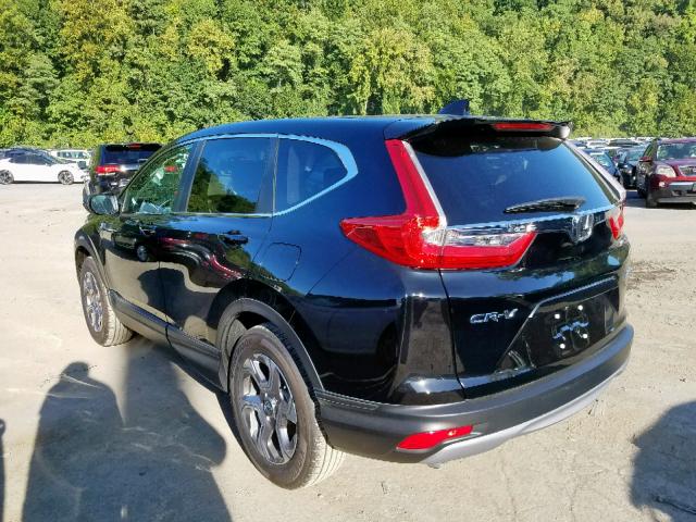 JHLRW2H8XKX008373 - 2019 HONDA CR-V EXL BLACK photo 3