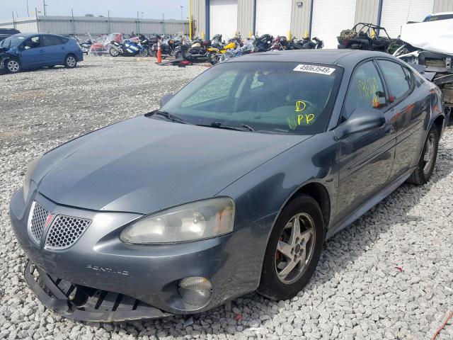 2G2WS522X41331067 - 2004 PONTIAC GRAND PRIX GRAY photo 2